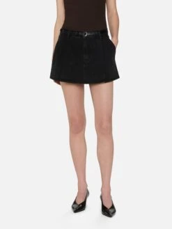 The Pleated Skirt -- Axiom 9 The Pleated Skirt -- Axiom -FRAME Clothing Shop 005DSK731 AXOM 2676 skirt front image primary image override