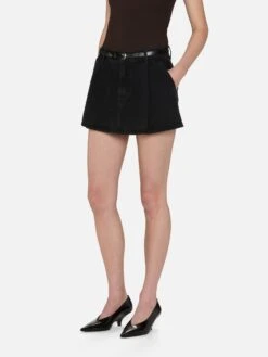 The Pleated Skirt -- Axiom 11 The Pleated Skirt -- Axiom -FRAME Clothing Shop 005DSK731 AXOM 2695 skirt front angled image