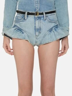 The Ruffle Bloomer -- Outlaw -FRAME Clothing Shop 016DST210 OTLW 1986 shorts front detail image