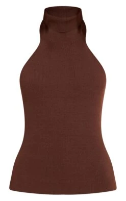 Prettylittlething Chocolate Compact Knit Halterneck Top 9 Prettylittlething Chocolate Compact Knit Halterneck Top -FRAME Clothing Shop 033cb83a20631421180007e058abea9a89685f55 CNN6472 5 chocolate compact knit halterneck top