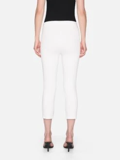 Jetset Weekend Capri -- White -FRAME Clothing Shop 1012632 WHT 03380 capris back image