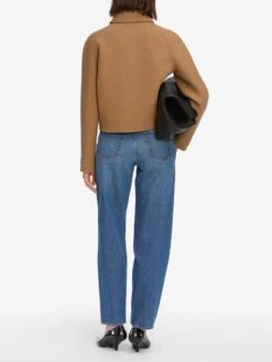 The Raglan Zip Front Jacket -- Camel -FRAME Clothing Shop 1016105 SWAN WF25WJA002 CAML 7650 fb495524 20ce 40da 8c01 6521e04bcecc jacket back image