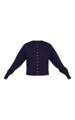 Prettylittlething Navy Compact Knit Cardigan -FRAME Clothing Shop 142a20b3ad2c780a3b247cd39620292a1b445c8e CNN7214 5 navy compact knit cardigan