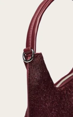 PrettyLittleThing Plum Pony Hair Angled Shoulder Bag – Textured Asymmetric Faux Fur Handbag -FRAME Clothing Shop 190c4ab2a4a67c4aaccb766151b9d91211736f78 CNO3325 5 plum pony hair angled shoulder bag