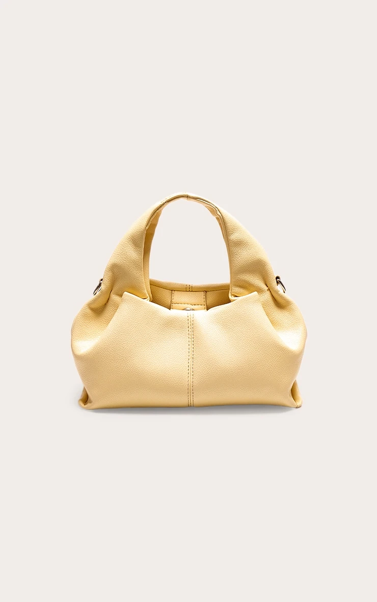 PrettyLittleThing Butter Cream Slouchy Mini PU Handbag – Chic Off-Duty Shoulder Bag 3 PrettyLittleThing Butter Cream Slouchy Mini PU Handbag – Chic Off-Duty Shoulder Bag - Image 3