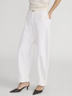 The Bubble -- Au Natural Clean -FRAME Clothing Shop 2000728 AUCL WP26KSW024 CREA 3551 jeans side angle image