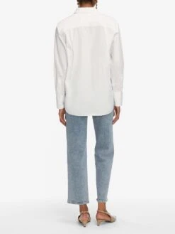 The Boy Shirt -- White 12 The Boy Shirt -- White -FRAME Clothing Shop 2001889 HAZY WF25WSH029 WHT 4081 2b5d4896 a51a 43be a843 d48a972a5921 shirt back image