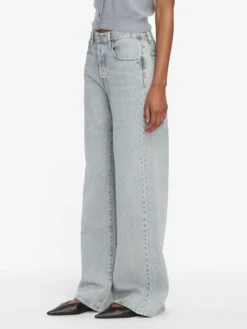 The Loose -- Air -FRAME Clothing Shop 2002562 AIR WF25KSW015 GYBL 3457 jeans side angle image