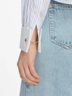 The Charles Shirt -- Oxford Blue Multi 11 The Charles Shirt -- Oxford Blue Multi -FRAME Clothing Shop 2019210 JOHA WF25WSH015 OXBM 3975 cb662ffb dbd0 4f38 bbd6 5086e4135d8e shirt sleeve cuff detail image