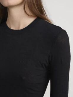 The Ghost Tunic -- Black -FRAME Clothing Shop 2055210 TLAT WP26JTE017 BLK WP26ABT009 BLK 2014 top front detail image