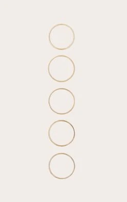 PrettyLittleThing Gold Slim Multi-pack Rings – 5-Piece Recycled Steel Stackable Set 5 PrettyLittleThing Gold Slim Multi-pack Rings – 5-Piece Recycled Steel Stackable Set -FRAME Clothing Shop 21e17558add988e2e12012012971779b790e6fae CNM0682 3 gold slim multi pack ring