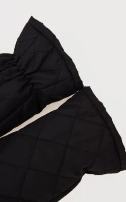 PrettyLittleThing Black Nylon Chevron Quilted Mittens – Faux Fur Lined Winter Hand Warmers 5 PrettyLittleThing Black Nylon Chevron Quilted Mittens – Faux Fur Lined Winter Hand Warmers -FRAME Clothing Shop 258f80403837b75ea51e1cee9fd33ef382a582a4 cnj9590 3