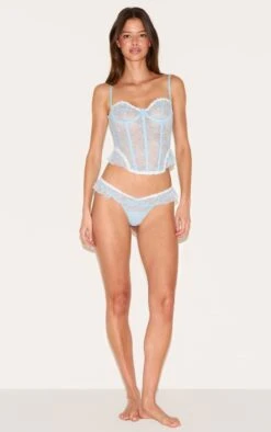 Prettylittlething Baby Blue Lace Corset Lingerie Set 6 Prettylittlething Baby Blue Lace Corset Lingerie Set -FRAME Clothing Shop 28ea5dff83cb17c4991fb2d4960d0ea165631cae CNM2426 3 baby blue lace corset lingerie set