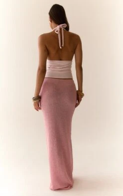 Prettylittlething Baby Pink Sequin Knit Maxi Skirt -FRAME Clothing Shop 2ea76c76e4cc42b8741b4f855696d56f48d6b3b1 CNN5125 3 baby pink sequin knit maxi skirt