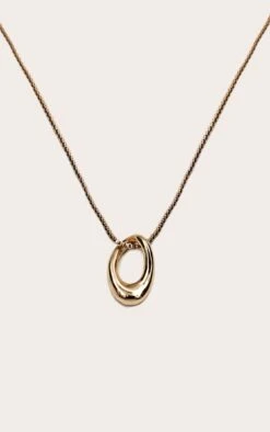 PrettyLittleThing Gold Twist Cut Out Pendant Necklace – Textured Coin Style Jewelry -FRAME Clothing Shop 30000cb1d4ad581168354c3c6cd4fd75512efb99 CNL6222 1 gold twist cut out pendant necklace