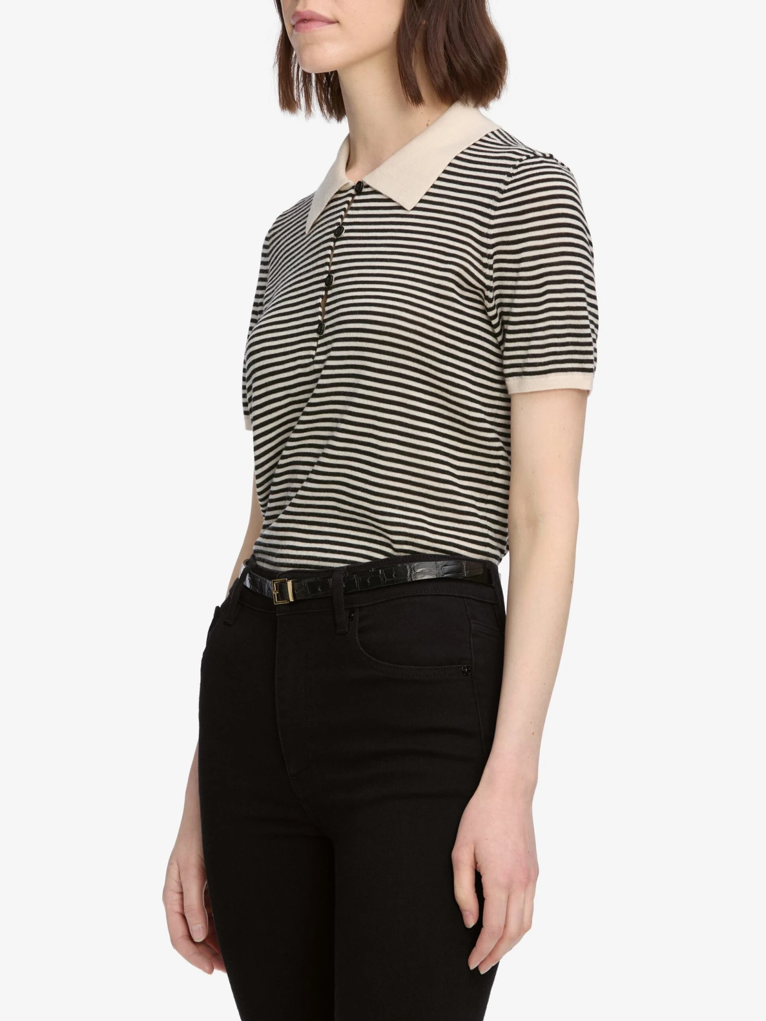 The Smart Polo -- Cream Multi 5 The Smart Polo -- Cream Multi - Image 5