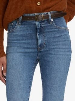 The Reboot Crop -- Lover -FRAME Clothing Shop 3001814 LOVR WF25KSW041 RUST 8120 jeans front detail image