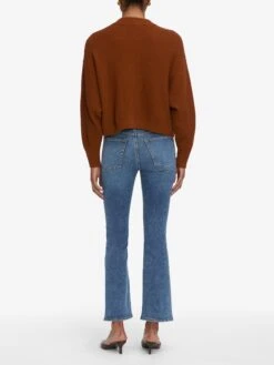 The Femme Cardi -- Rust 12 The Femme Cardi -- Rust -FRAME Clothing Shop 3001814 LOVR WF25KSW041 RUST 8163 29887ccf 21fe 40f5 948b 2e970aa31e28 cardi back image