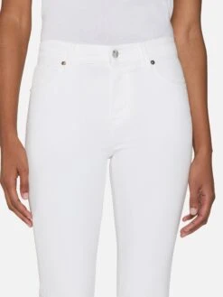 The Icon -- White -FRAME Clothing Shop 3002238 WHT 1711 jeans front detail image