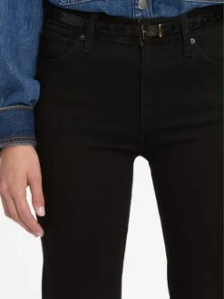 The Pixie Icon -- Black -FRAME Clothing Shop 3002P498 BLK 11812 jeans front detail image