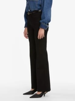 The Pixie Icon -- Black -FRAME Clothing Shop 3002P498 BLK 11820 jeans side angle image