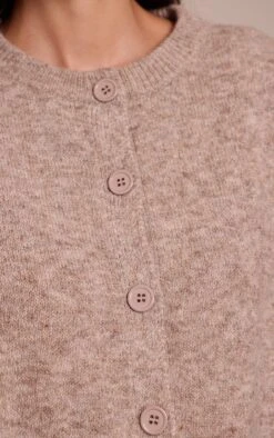 Prettylittlething Taupe Crew Neck Knit Cardigan -FRAME Clothing Shop 387c046de8e0eaa8d65f6ef357e6d6fff9790fb5 CNN6367 4 taupe crew neck knit cardigan