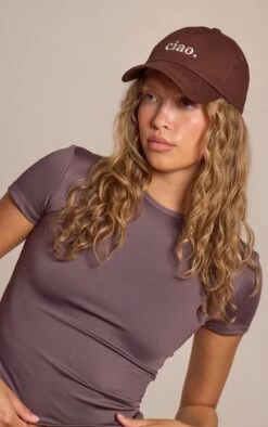 Prettylittlething Chocolate Graphic Baseball Cap