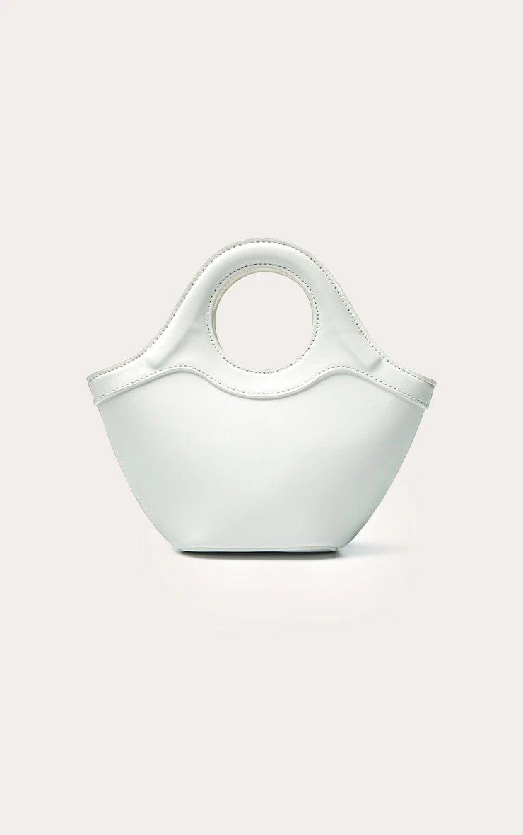 Cream Faux Leather Crescent Crossbody Bag – Adjustable Strap Half-Moon Handbag 2 Cream Faux Leather Crescent Crossbody Bag – Adjustable Strap Half-Moon Handbag - Image 2