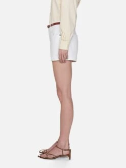 The Hang Short -- White 11 The Hang Short -- White -FRAME Clothing Shop 4000728 WHT 1458 shorts side image