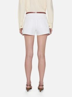 The Hang Short -- White 12 The Hang Short -- White -FRAME Clothing Shop 4000728 WHT 1460 shorts back image