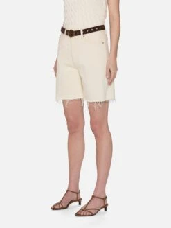 The Timeless Short -- Milkshake -FRAME Clothing Shop 4002RF728 MLKS 1696 shorts front angled image