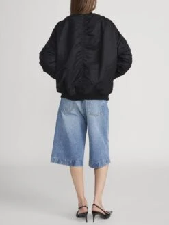 The Smoke Bomber -- Black 14 The Smoke Bomber -- Black -FRAME Clothing Shop 4024210 LILT WP26WJA012 BLK 2449 jacket back image