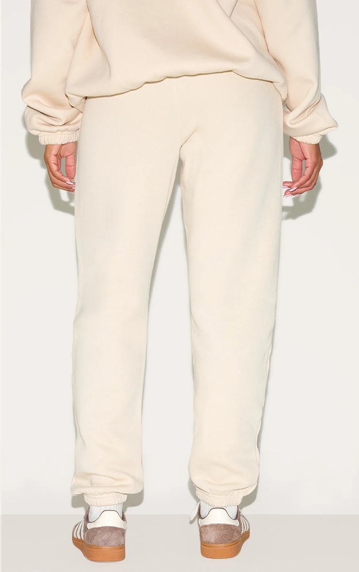 PrettyLittleThing Maternity Stone Logo Cuffed Sweatpants - Premium Fleece Athleisure Joggers 3 PrettyLittleThing Maternity Stone Logo Cuffed Sweatpants - Premium Fleece Athleisure Joggers - Image 3