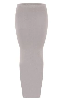 PrettyLittleThing Dove Grey Fine Knit Minimalist Maxi Skirt 9 PrettyLittleThing Dove Grey Fine Knit Minimalist Maxi Skirt -FRAME Clothing Shop 44f65a76a6596c335b336c7cddca09e39924220e cnj9175 5