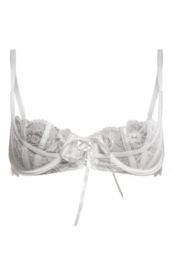 Prettylittlething White Floral Lace Underwired Lace Up Detail Bra 9 Prettylittlething White Floral Lace Underwired Lace Up Detail Bra -FRAME Clothing Shop 49230e3fde1757508c18e1b06936950b68c3fc11 cnc3884 5