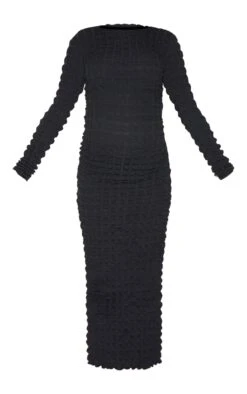 Prettylittlething Maternity Black Textured Bubble Midaxi Dress 9 Prettylittlething Maternity Black Textured Bubble Midaxi Dress -FRAME Clothing Shop 49404ab9509414d91cb1f0fa42c393f1ac503247 cnf3834 5