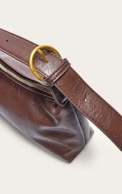 PrettyLittleThing Chocolate Crinkle PU Buckle Detail Slim Shoulder Bag -FRAME Clothing Shop 4fe7cc214072db4cffa0004b653f1042d104b7cf CNK0748 4 chocolate crinkle pu buckle detail shoulder bag