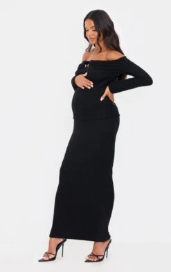 Prettylittlething Maternity Black Brushed Rib Buckle Detail – Off The Shoulder Long Sleeve Top 7 Prettylittlething Maternity Black Brushed Rib Buckle Detail – Off The Shoulder Long Sleeve Top -FRAME Clothing Shop 5018aac7ae333e83e8460372c620bda6a0b20ab7 cnk5016 3