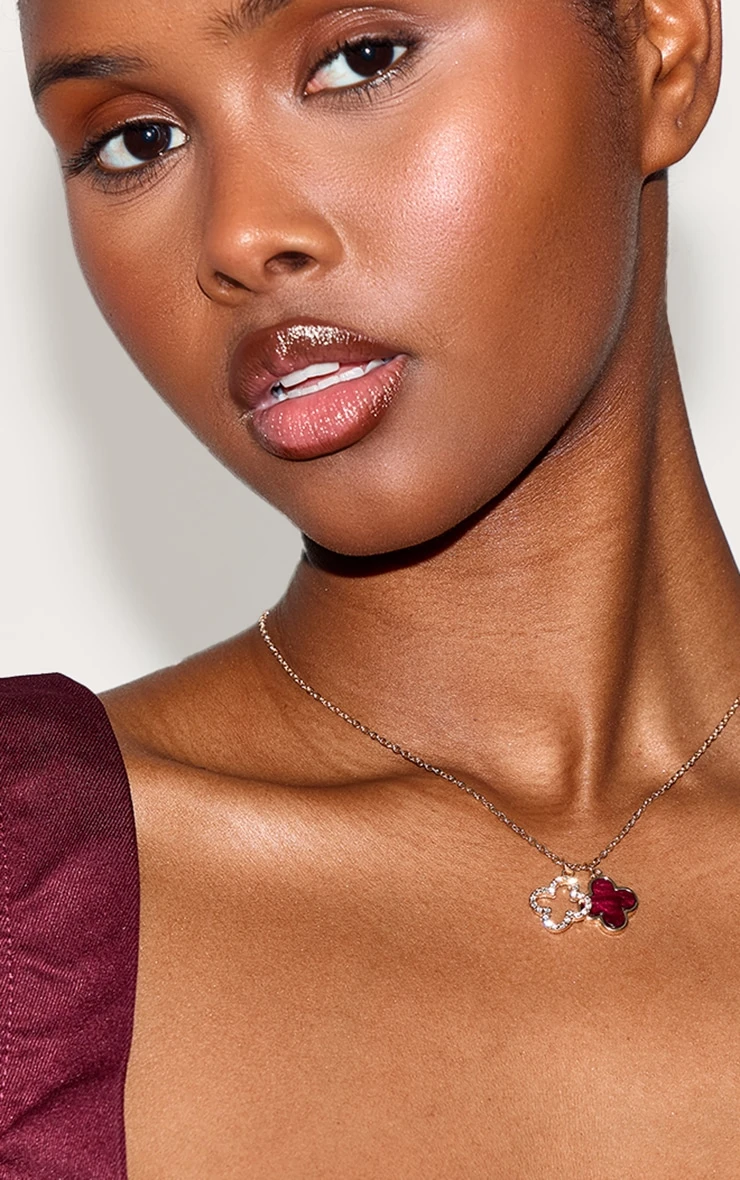 PrettyLittleThing Burgundy Clove Simple Pendant Necklace – Minimalist Everyday Accessory 1 PrettyLittleThing Burgundy Clove Simple Pendant Necklace – Minimalist Everyday Accessory