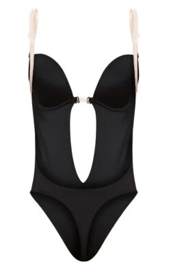 Prettylittlething Black Shapewear Plunge Bodysuit -FRAME Clothing Shop 571c9305fa3a774de5ccc044885b04219163b34d CLS8624 8