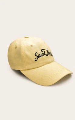 PrettyLittleThing Lemon Yellow Saint Louis Script - Curved Bill Cotton Baseball Cap -FRAME Clothing Shop 58b7613d7069f7b22c490c485b3000feb373ece3 CNO5673 3 lemon saint louis slogan baseball cap
