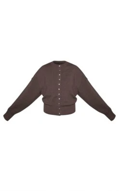Prettylittlething Chocolate Brown Compact Knit Cardigan -FRAME Clothing Shop 5d55a6fc5f529a63b3344a00bc0ded5ba29c20f2 CNN8188 5 chocolate brown compact knit cardigan