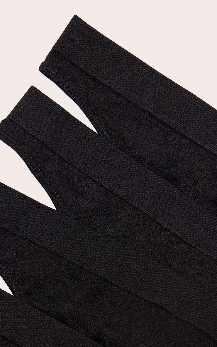 Prettylittlething Black Pack Of 5 Seamless Thongs 2 Prettylittlething Black Pack Of 5 Seamless Thongs - Image 2