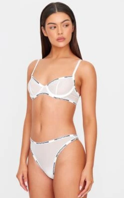 PRETTYLITTLETHING White Mesh Panties -FRAME Clothing Shop 6132ed70fc15c1654b0880676bf550d0bba4dda9 cnl0651 4