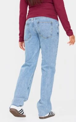 Prettylittlething Maternity Light Blue Wash Long Leg Straight Jeans 7 Prettylittlething Maternity Light Blue Wash Long Leg Straight Jeans -FRAME Clothing Shop 61e0329dd35b3989091c5f1f9a0c421ebb97424e cne4898 3