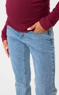 Prettylittlething Maternity Light Blue Wash Long Leg Straight Jeans 8 Prettylittlething Maternity Light Blue Wash Long Leg Straight Jeans -FRAME Clothing Shop 629211e0c7745a6d2a9b59299a2ad47acc00cc9b cne4898 4