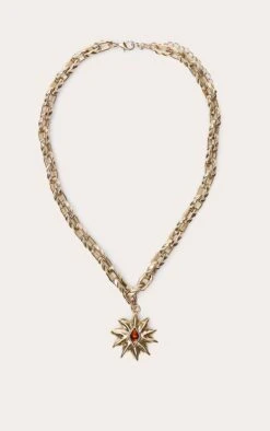 Prettylittlething Gold Tigers Eye Floral Pendant Necklace 5 Prettylittlething Gold Tigers Eye Floral Pendant Necklace -FRAME Clothing Shop 62a7af18b480946c13d3a8c41eaa82b5c0a2837a CNO2976 3 gold tigers eye floral pendant necklace