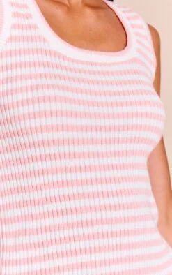Pink Scooped Neck Striped Ribbed Vest 8 Pink Scooped Neck Striped Ribbed Vest -FRAME Clothing Shop 65b70af8c921518d9f25ba249bb8791c080083de CNO2526 4 pink scooped neck striped ribbed vest