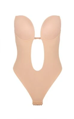 Prettylittlething Nude Shapewear Plunge Body -FRAME Clothing Shop 67385fb2267230512108b0491ed3246aae6ff320 CLS8625 5 nude shapewear plunge body