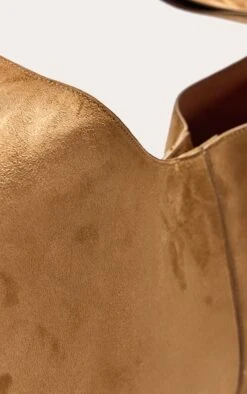 PrettyLittleThing Tan Faux Suede Circle Handle Shoulder Bag – Chic Minimalist Day Purse -FRAME Clothing Shop 686a6948b243fe823c5f0a7674f7268a8027383b CNM0698 4 tan faux suede circle handle shoulder bag